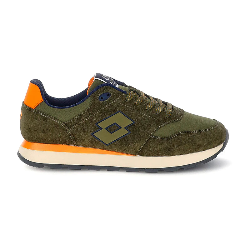 Lotto Trainer AMP 222902 948 Uomo Verde - Sneakers