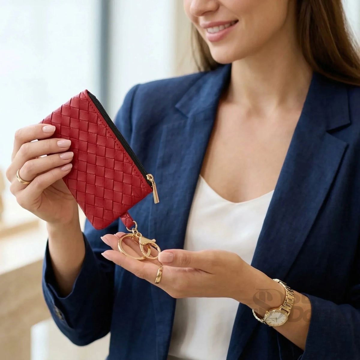 Ruby Portafoglio Mini Intrecciato