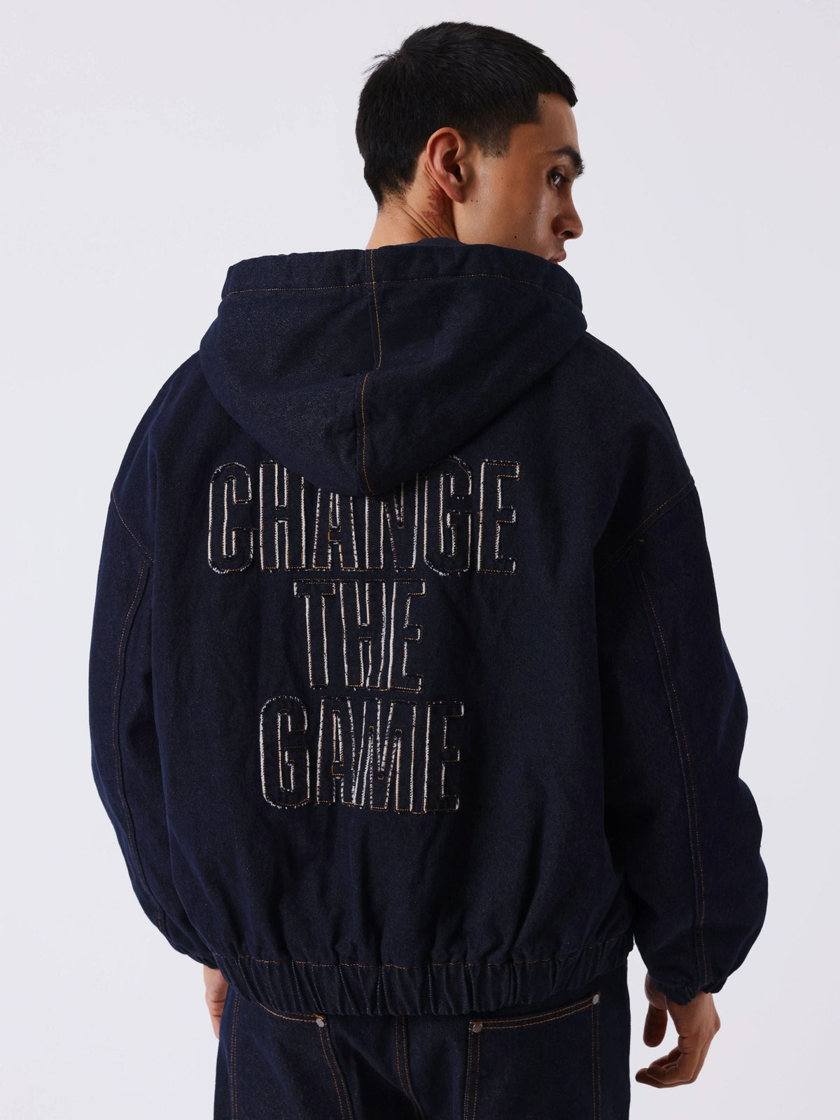Project X Paris Denim Snow 2693127 Uomo Blu - Giacca con Cappuccio
