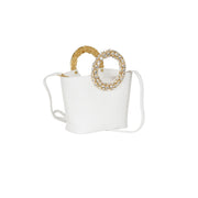 BORSA CIRCLE BIANCA