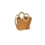 BORSA CIRCLE CUOIO