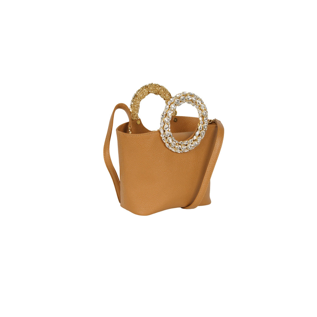 BORSA CIRCLE CUOIO