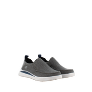 Skechers scarpa casual da uomo in tela Proven Evers 204472/CHAR carbone