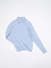 Mohair Mix Polo Sweater