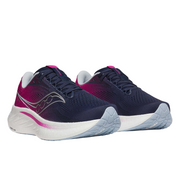 Saucony Ride 18 S11000-160 Scarpe Running Donna Versatili Allenamento Quotidiano Blu Fucsia