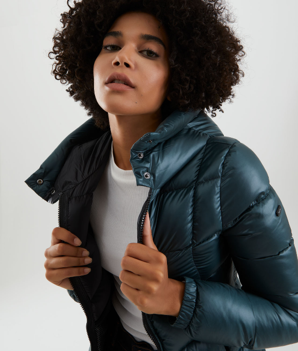 RefrigiWear Piumino Donna Ashley NY0183 E03266 030 verde