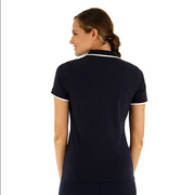 Lotto Polo Classica da donna Piquet 213501 1D0 navy blue-bright white