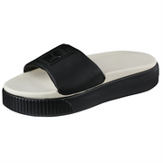 Puma Ciabatta con zeppa Platform Slide 366121 04 black-white