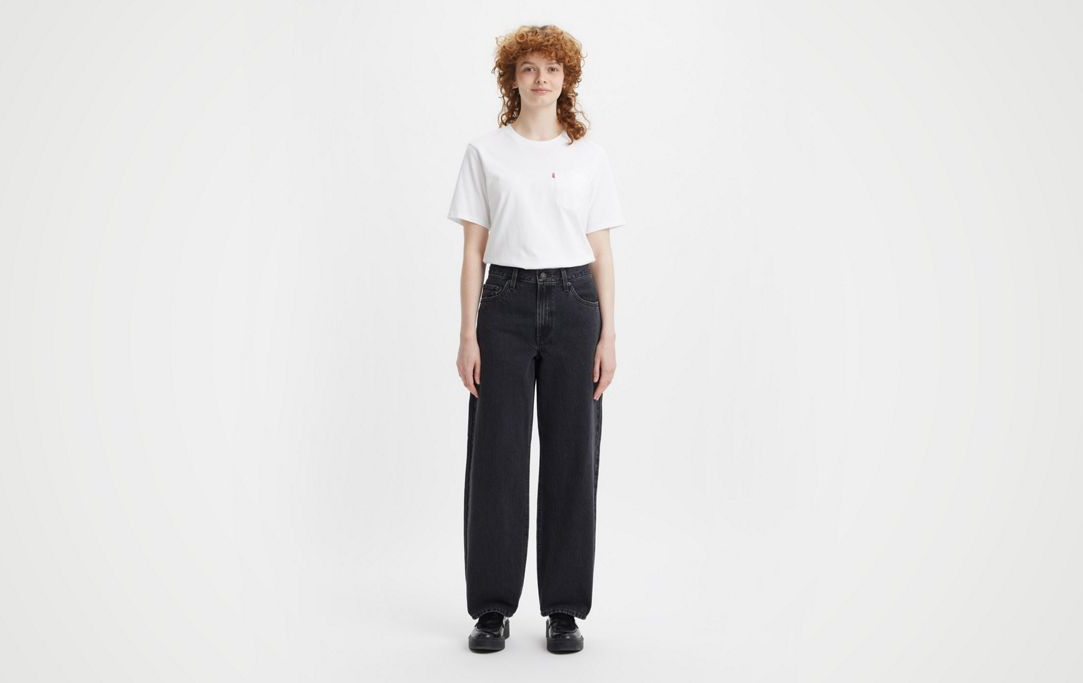 Levi's Pantalone Jeans da donna Oversize Dad A34940014 black stonewash
