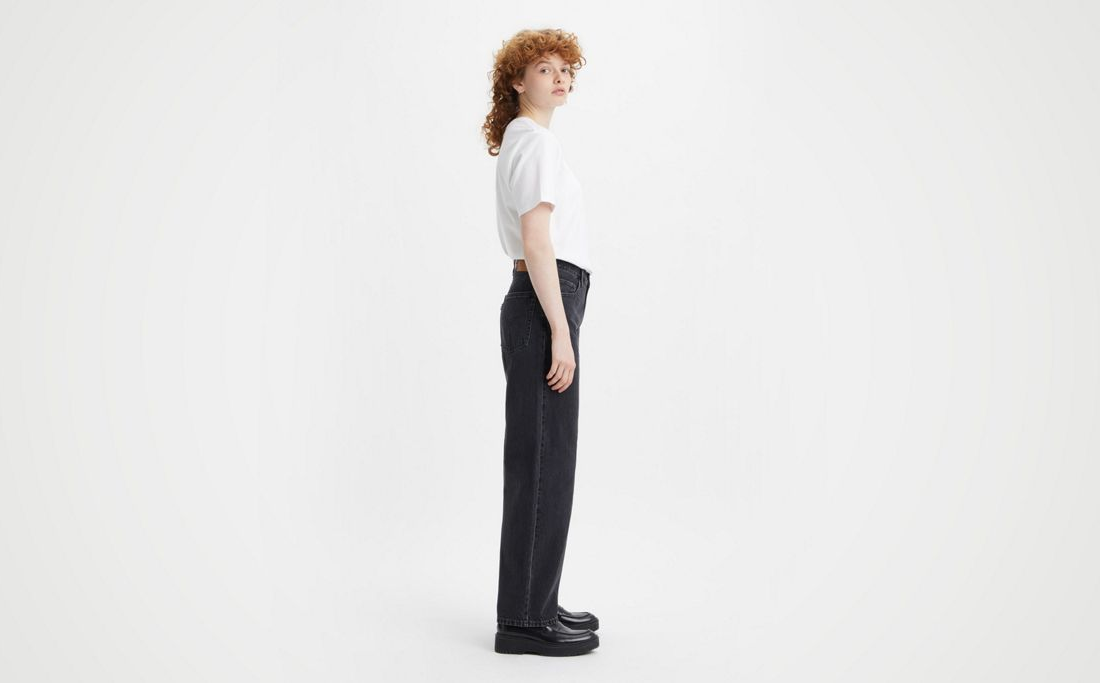 Levi's Pantalone Jeans da donna Oversize Dad A34940014 black stonewash