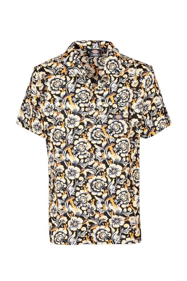 Dickies Camicia da uomo manica corta Roseburg DK0A4YBOF361 blu floreale