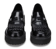 Cult Scarpa Mocassino da donna con borchia Slash 3487 nero