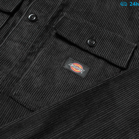 Dickies Camicia in velluto Higginson DK0A4XGQBLK nero