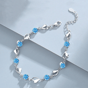 Bracciale Pietre Blu Compleanno - 50 anni.