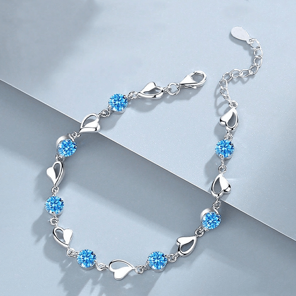 Bracciale Pietre Blu Compleanno - 60 anni
