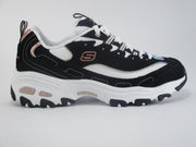 Skechers D'Lites Devoted Fan 13154/BKRG Nero | Sneaker Donna Chunky Memory Foam