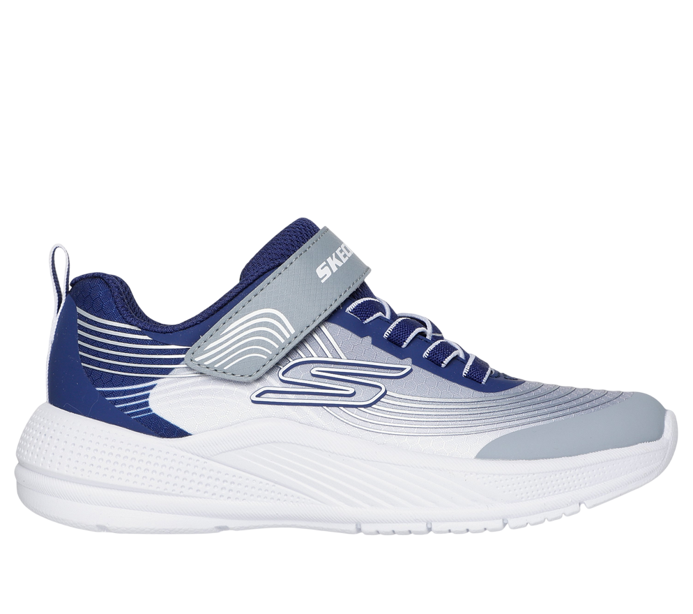 Skechers Microspec Advance 403926L/NVLG Scarpe da Ginnastica Junior Blu-Grigio