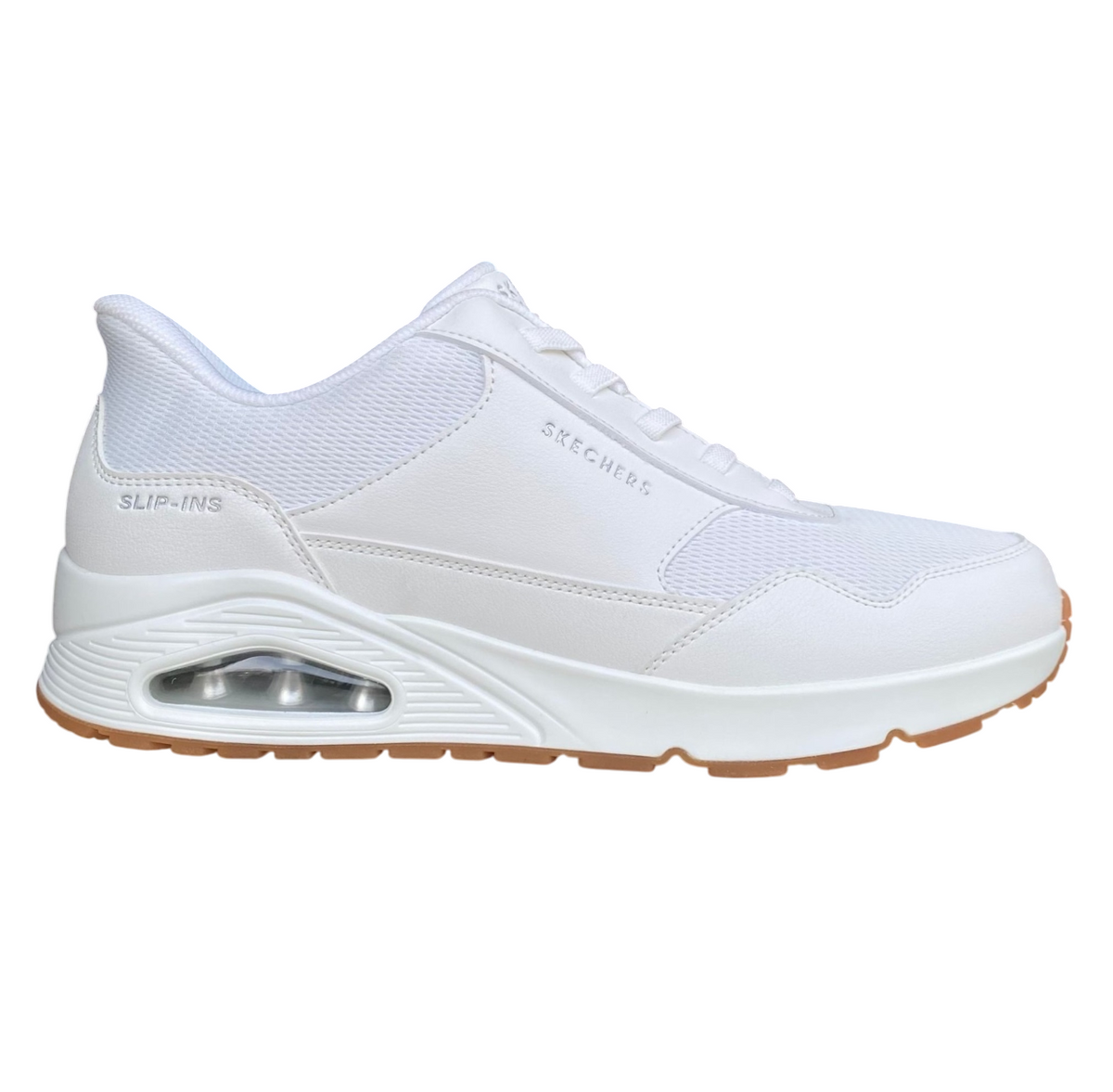 Skechers Slip-ins Uno Banksia 183022/WHT Uomo Bianco - Sneakers
