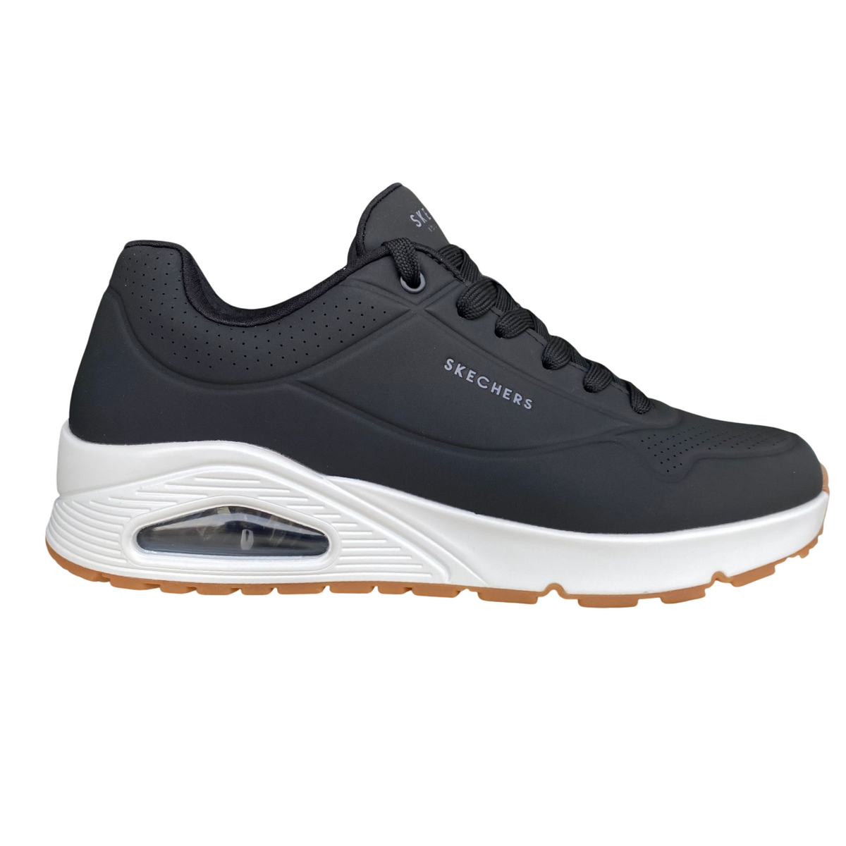 Skechers Uno Stand On Air 52458-BLK Uomo Nero - Sneakers Lifestyle