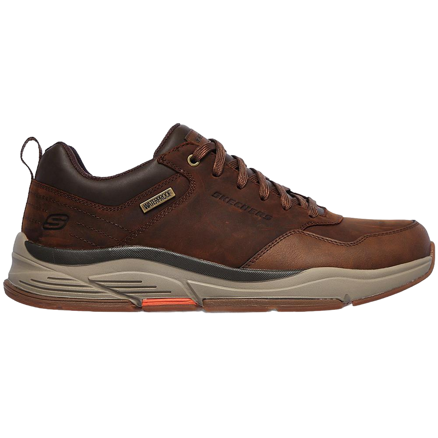 Skechers Benago Hombre 210021-CDB Marrone | Sneakers Uomo Impermeabili