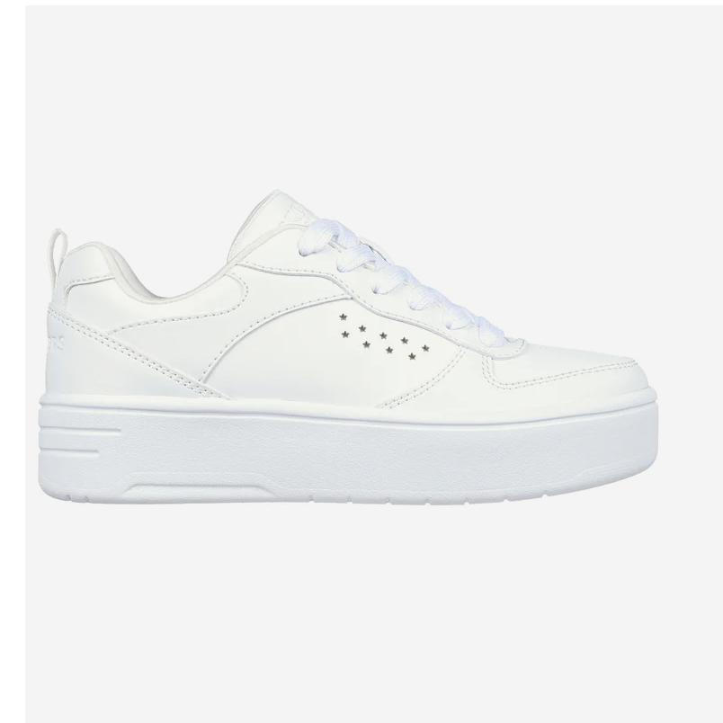 Skechers Court High Color Zone 310197L/WHT Ragazza Bianco - Sneakers Platform