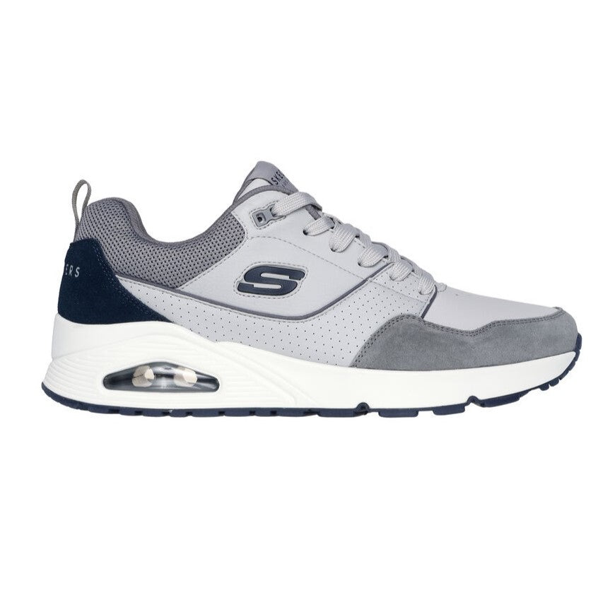 Skechers Uno Retro One 183020/GRY Sneakers Lifestyle Uomo Grigio