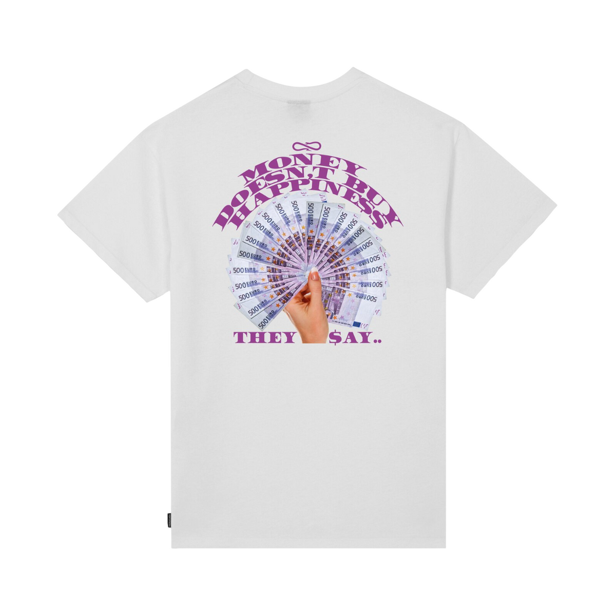 Propaganda Maglietta Manica Corta Uomo Happiness 25SSPRTS917 Bianco