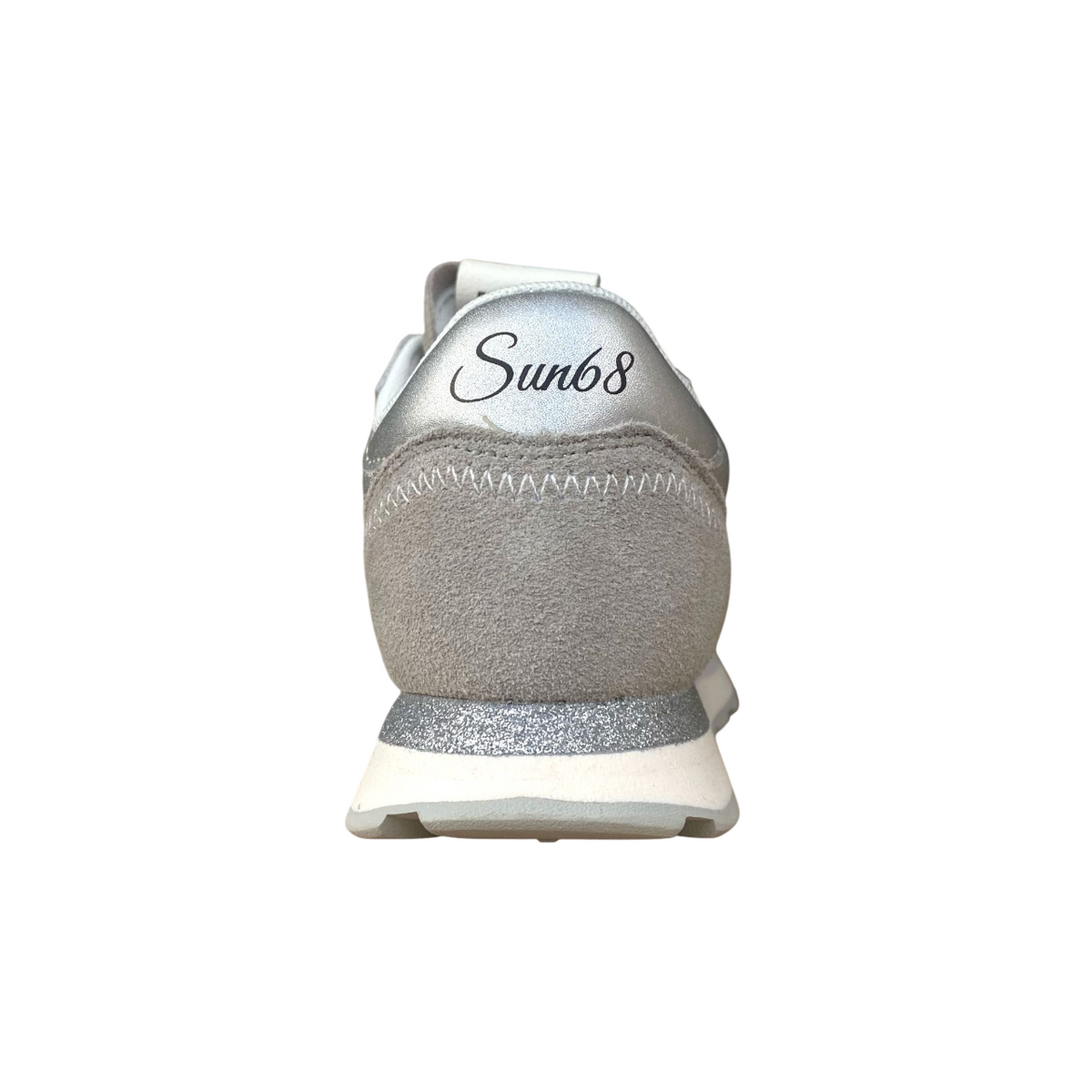 Sun68 Big Ally Z35408T 44 Ragazza Argento - Sneaker Pelle Junior