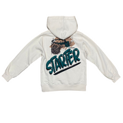 Starter felpa da ragazzo con cappuccio 1298 crema