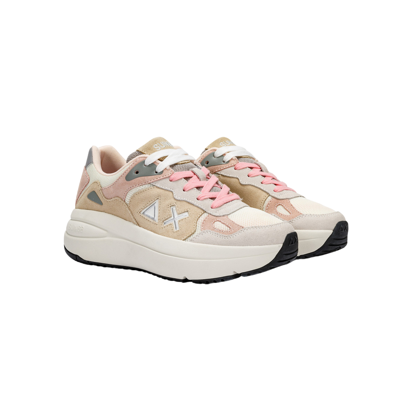 Sun68 scarpa sneakers da donna Venus Z34219 31 bianco-panna