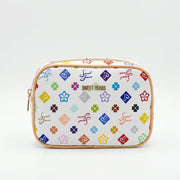 Sweet Years Camera Bag in Ecopelle con Stampa Monogram