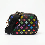 Sweet Years Camera Bag in Ecopelle con Stampa Monogram