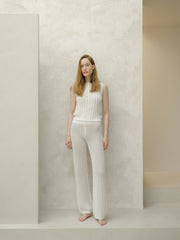 Cotton Crochet Pants