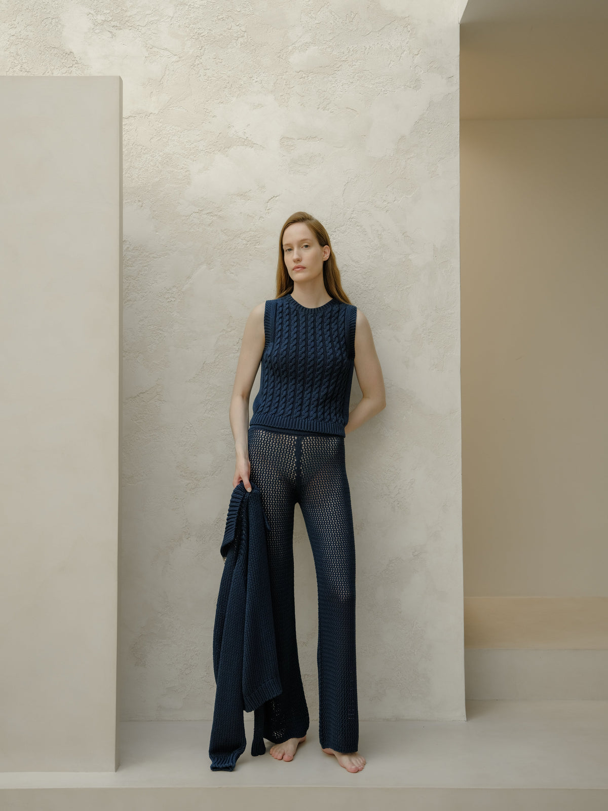 Cotton Crochet Pants