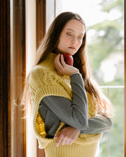 Pima Cotton Striped Crewneck