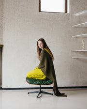 Pure Cashmere Maxi Ribbed Scarf