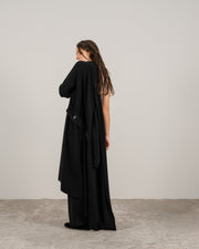 Cashmere Mix Shawl Collar Maxi Cardigan