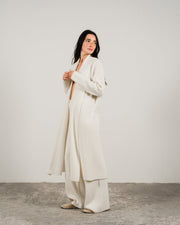Cashmere Mix Shawl Collar Maxi Cardigan
