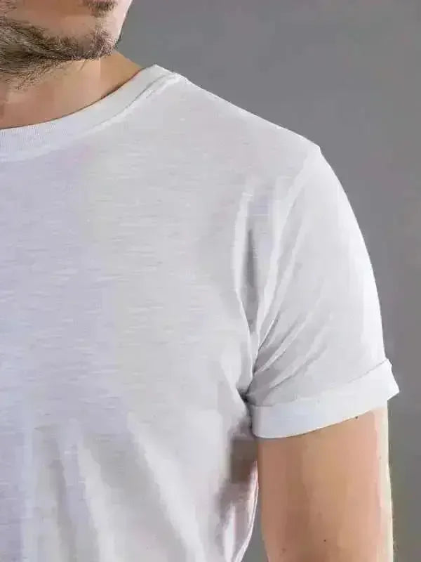 Street Style T-shirt Stanlio e Olio – Cotone Fiammato 100%