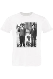 Street Style T-shirt Stanlio e Olio – Cotone Fiammato 100%