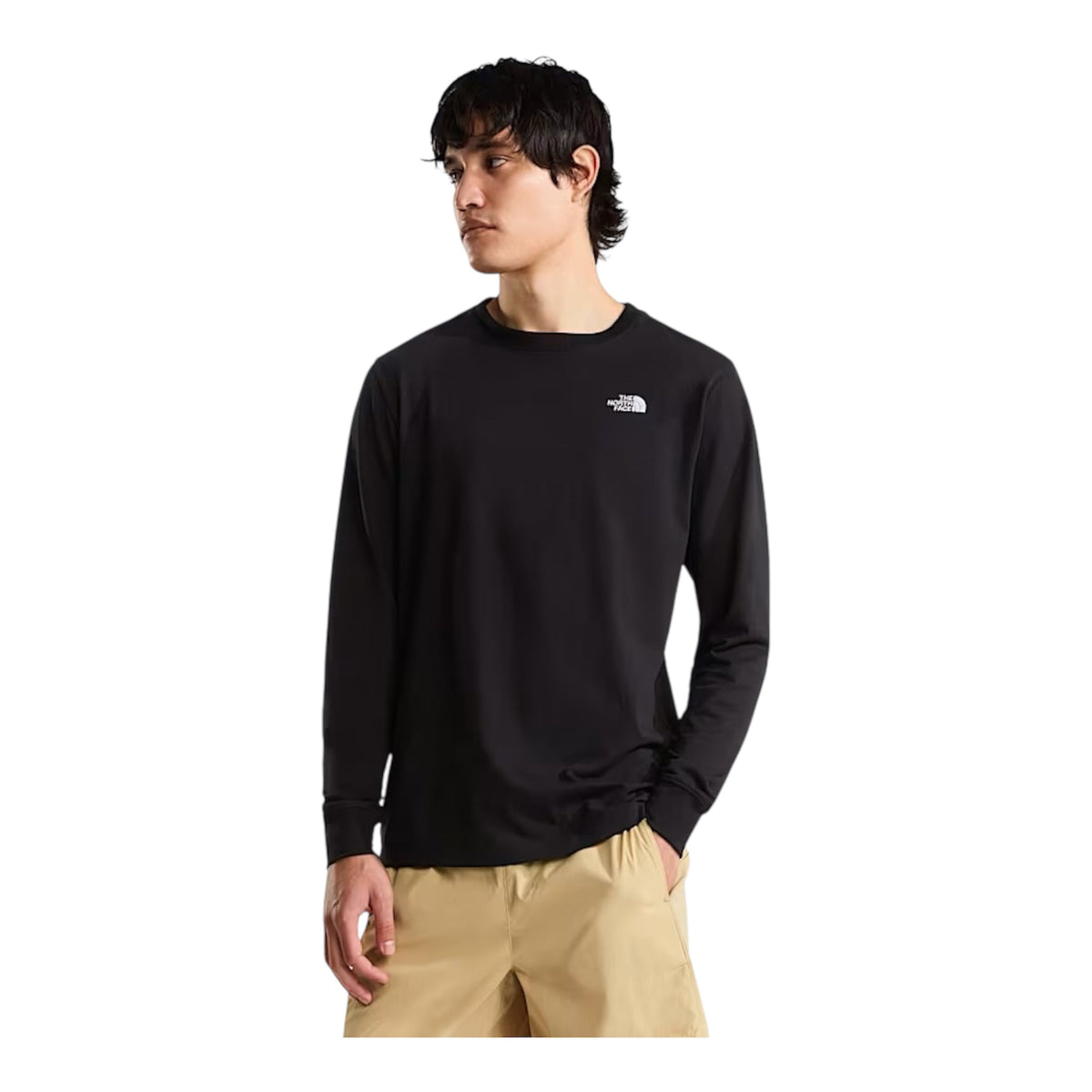 The North Face Evolution Simple Dome NF0A8EU3JK31 Uomo Nero - T-shirt Manica Lunga