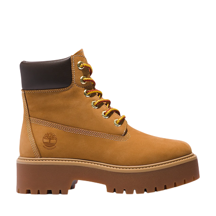 Timberland Stivale Donna Stone Street 6-Inch TB1A5RJD231 Giallo Wheat Impermeabile