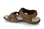 Valleverde Sandalo Uomo Doppio Velcro Marrone - 54801