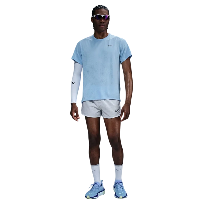 Nike Miler Breathe HJ4181-422 Uomo Celeste - Maglietta Running