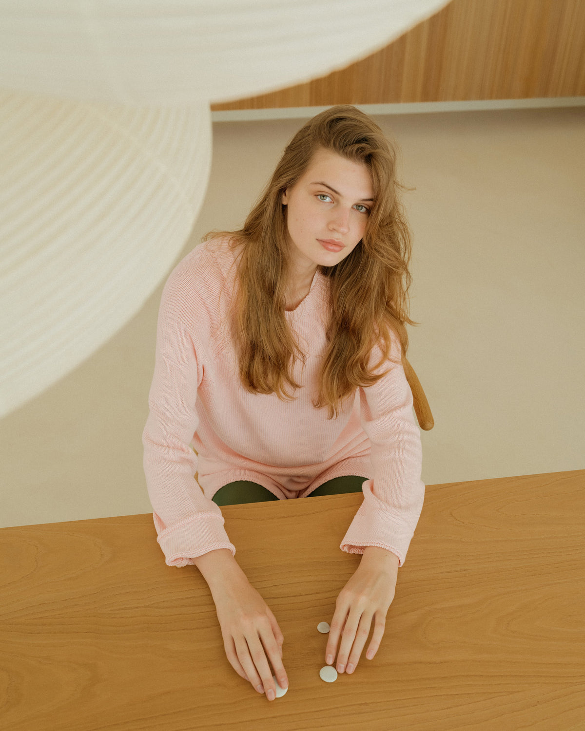 Cotton Raglan Crewneck