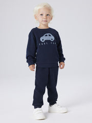 Name It NMMOBEAR NREG 13233703 – Felpa Bambino Blu 2-8 Anni
