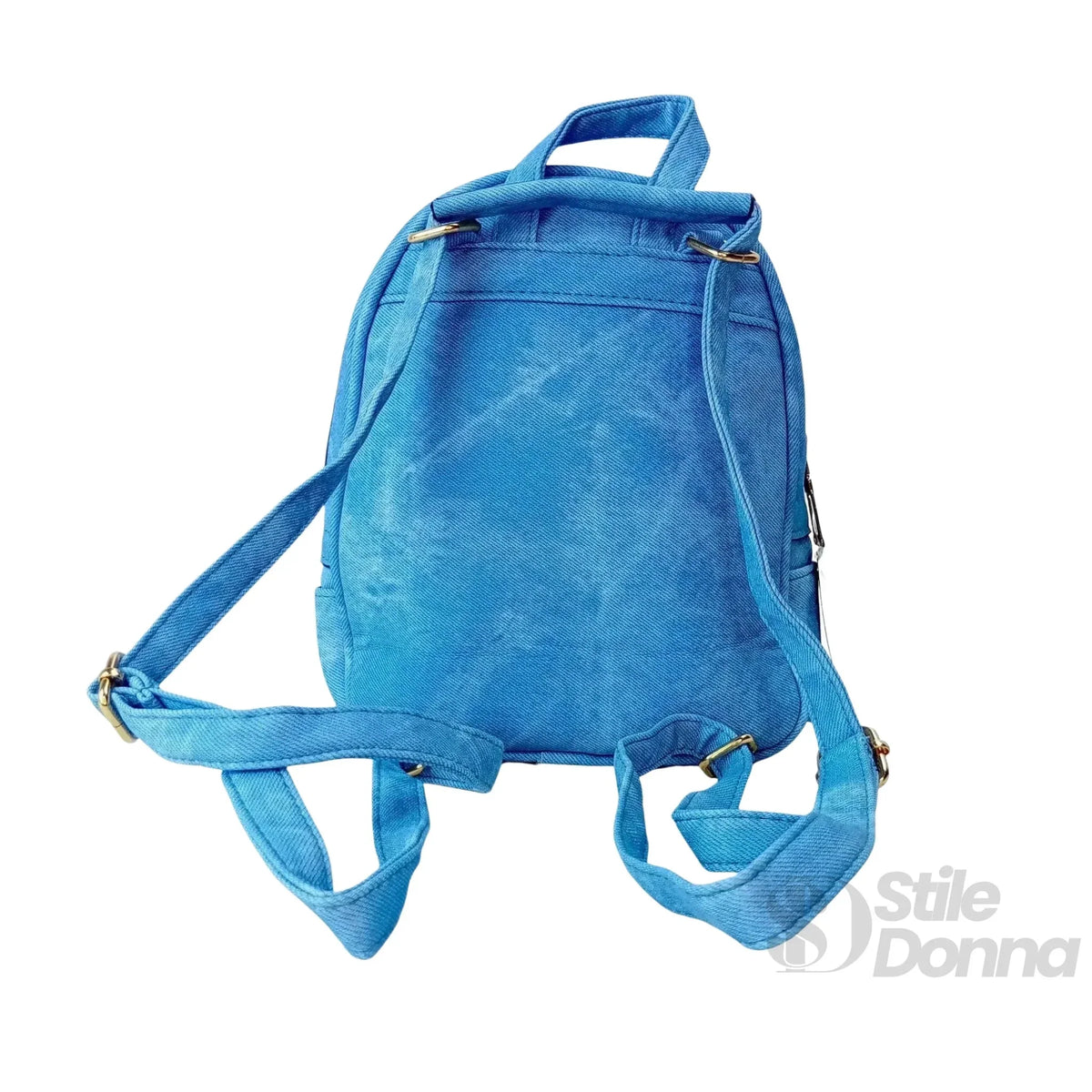 Azzurra Zaino Mini in Denim Blu