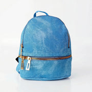 Azzurra Zaino Mini in Denim Blu