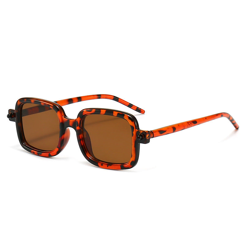 Street Snap New Retro Frame Square Sunglasses