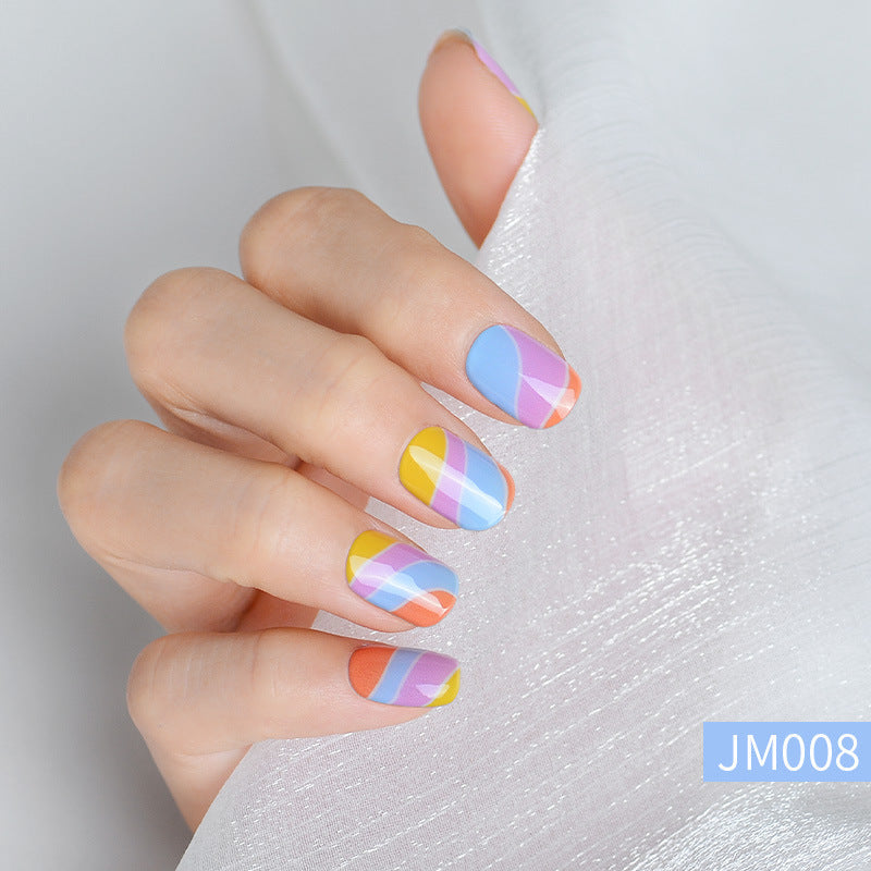 Semi-curing Gel Nail Sticker